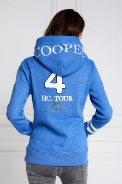 Holland Cooper Hoodies|Equestrian Casualwear-HC Heritage Hoodie Cobalt