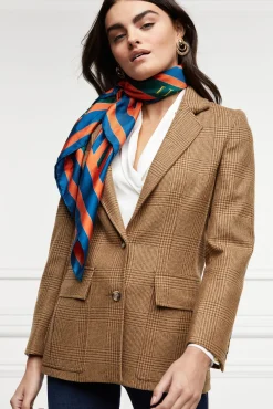 Holland Cooper The Perfect Gesture|Scarves-HC Silk Scarf Horse Flag