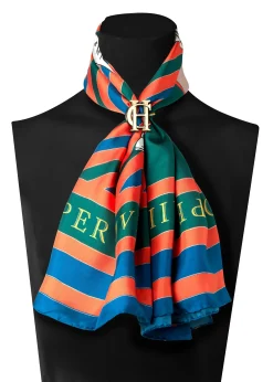 Holland Cooper The Perfect Gesture|Scarves-HC Silk Scarf Horse Flag
