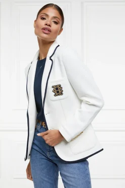 Holland Cooper Blazers|Jackets-Henley Blazer Cream