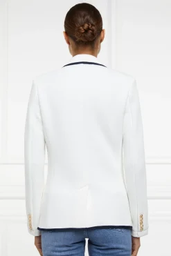 Holland Cooper Blazers|Jackets-Henley Blazer Cream