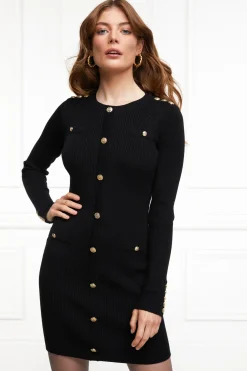 Holland Cooper Dresses-Hepburn Mini Dress Black