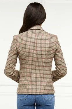 Holland Cooper Blazers|Jackets-Heritage Knightsbridge Blazer Charlton Tweed Horn Button