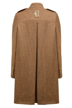 Holland Cooper Capes|Country Collection-Highbury Cape Coat Tawny