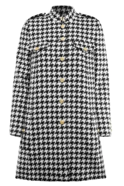 Holland Cooper Capes|Coats-Highbury Cape Coat Large Scale Houndstooth