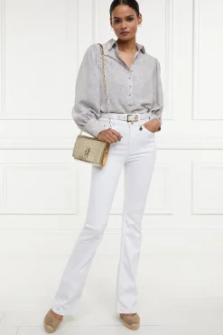 Holland Cooper Clutch Bags|Bags-Highbury Clutch Bag Gold Croc