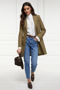 Holland Cooper Coats|Country Collection-Highgrove Coat Avebury Green Check