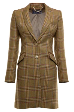 Holland Cooper Coats|Country Collection-Highgrove Coat Avebury Green Check