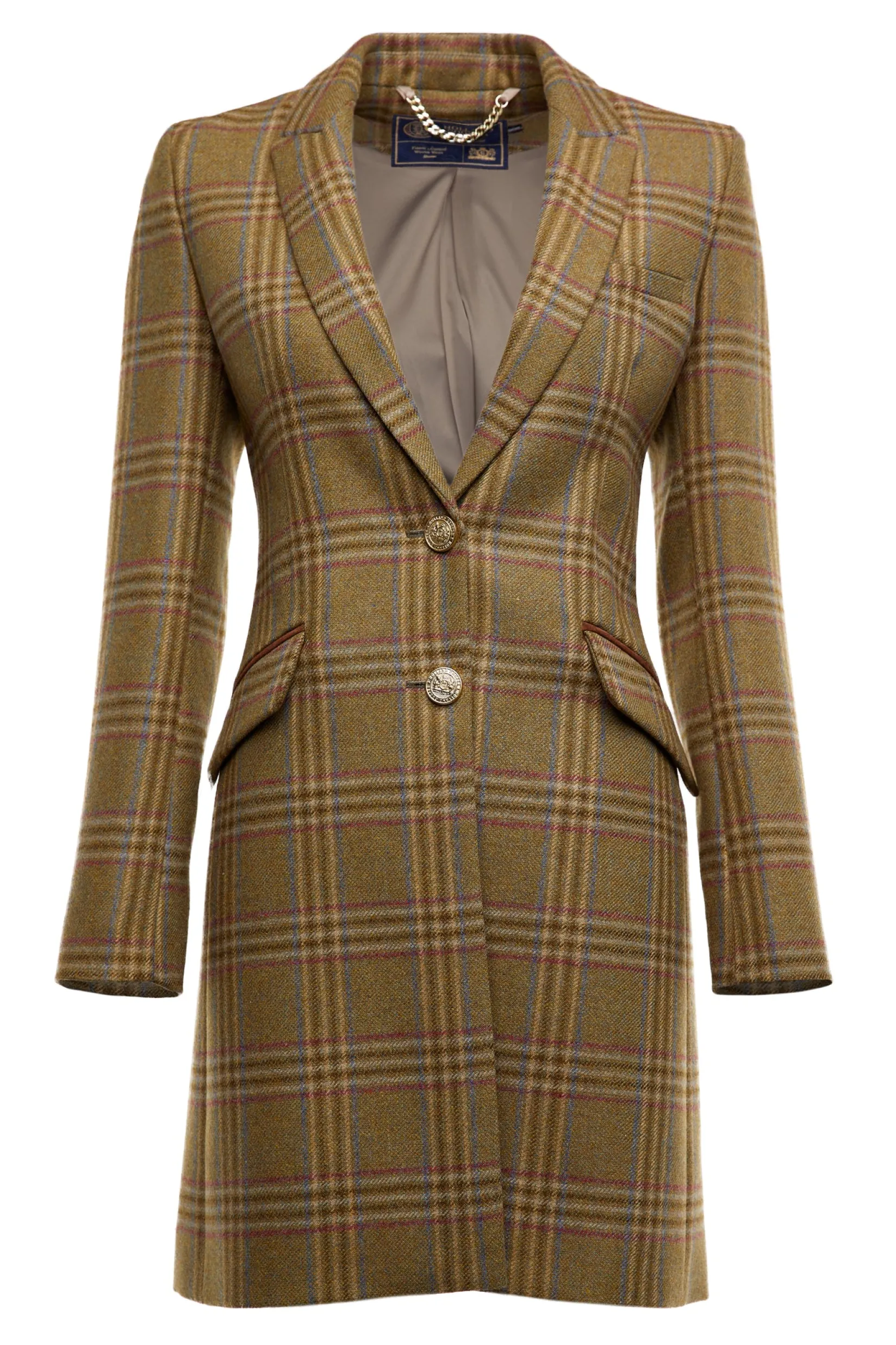 Holland Cooper Coats|Country Collection-Highgrove Coat Avebury Green Check