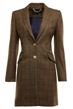 Holland Cooper Coats|In Stock Tailoring-Highgrove Coat Glen Green