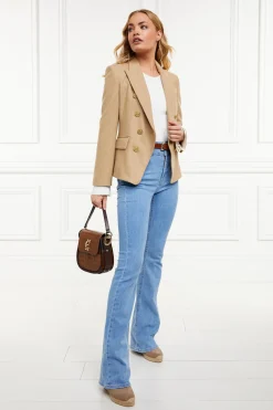 Holland Cooper Jeans-High Rise Flared Jean Light Denim