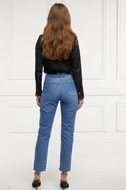 Holland Cooper Jeans|Wardrobe Staples-High Rise Slim Jean True Indigo