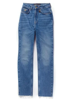 Holland Cooper Jeans|Wardrobe Staples-High Rise Slim Jean True Indigo