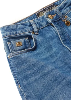 Holland Cooper Jeans|Wardrobe Staples-High Rise Slim Jean True Indigo