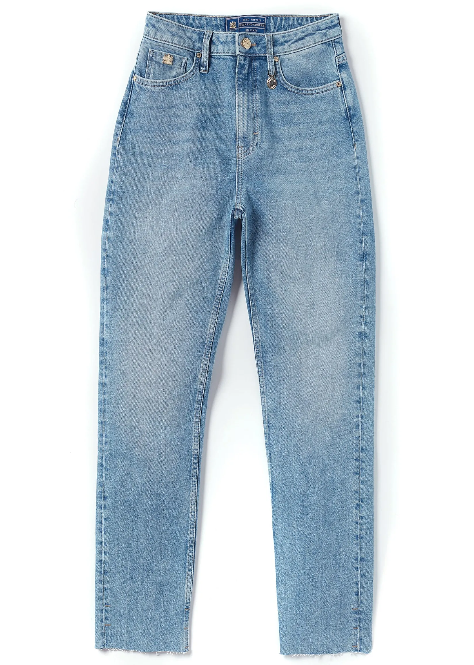 Holland Cooper Jeans-High Rise Slim Jean Vintage Indigo