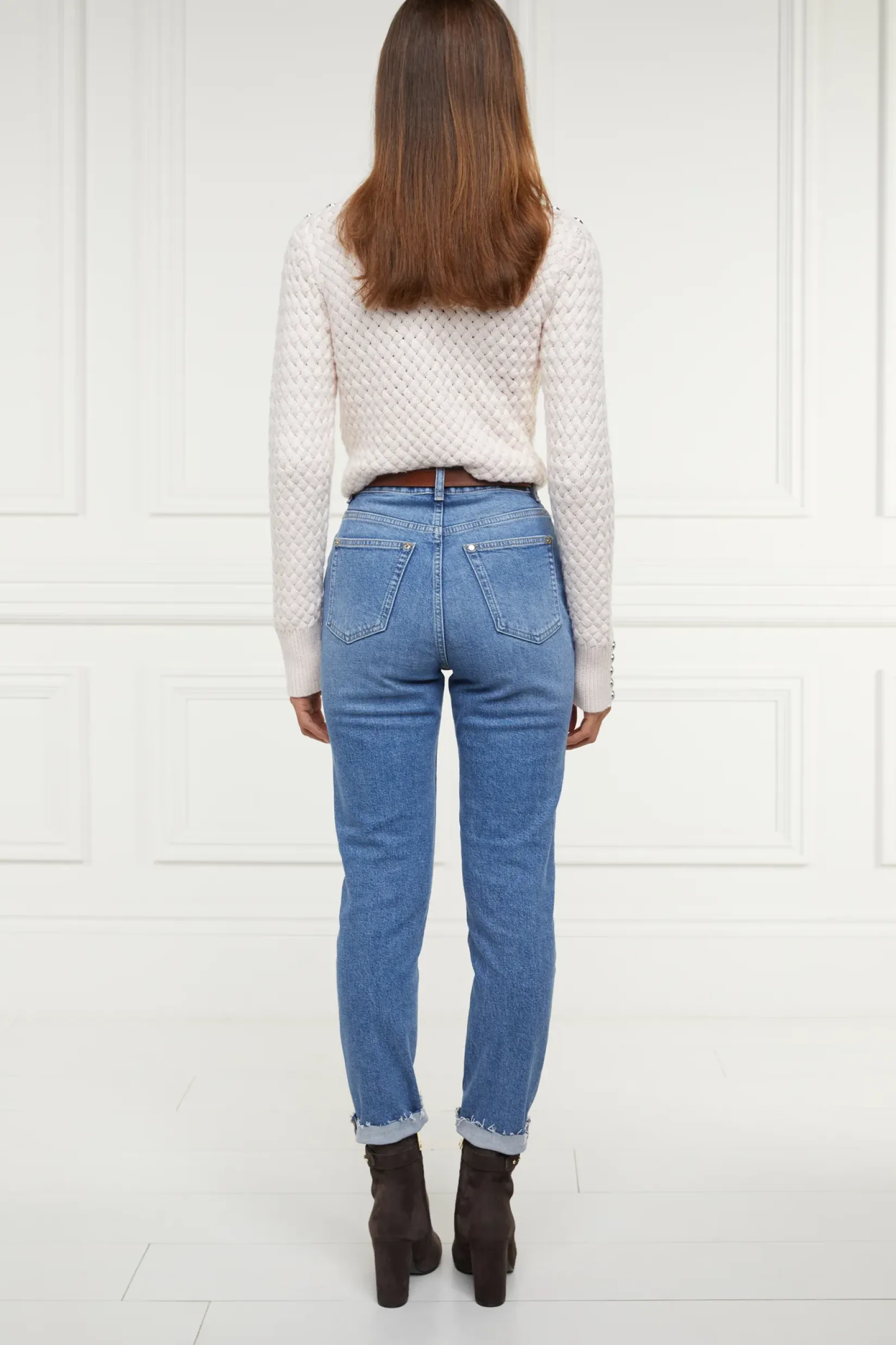 Holland Cooper Jeans-High Rise Slim Jean Vintage Indigo