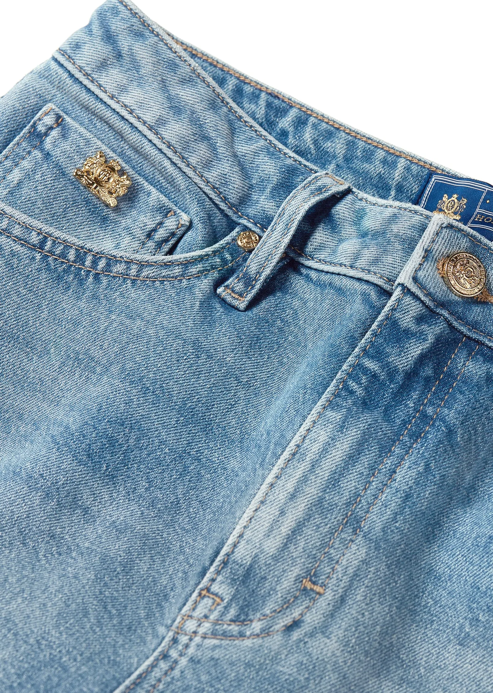 Holland Cooper Jeans-High Rise Slim Jean Vintage Indigo