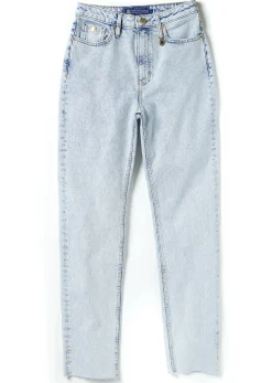 Holland Cooper Jeans|Jade's Top Picks-High Rise Slim Jean Light Stone Wash