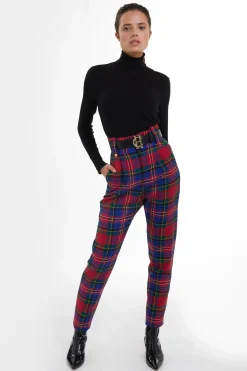 Holland Cooper Trousers|In Stock Tailoring-High Waisted Peg Trouser Macpherson