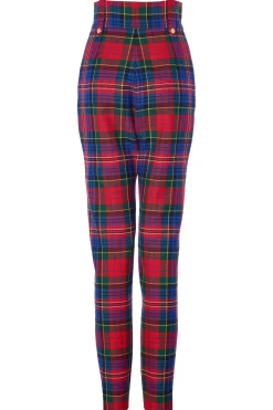 Holland Cooper Trousers|In Stock Tailoring-High Waisted Peg Trouser Macpherson