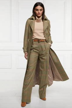 Holland Cooper Trousers|In Stock Tailoring-High Waisted Straight Trouser Leveret