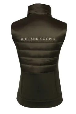 Holland Cooper Gilets|Shop By Product-Hybrid Gilet Khaki