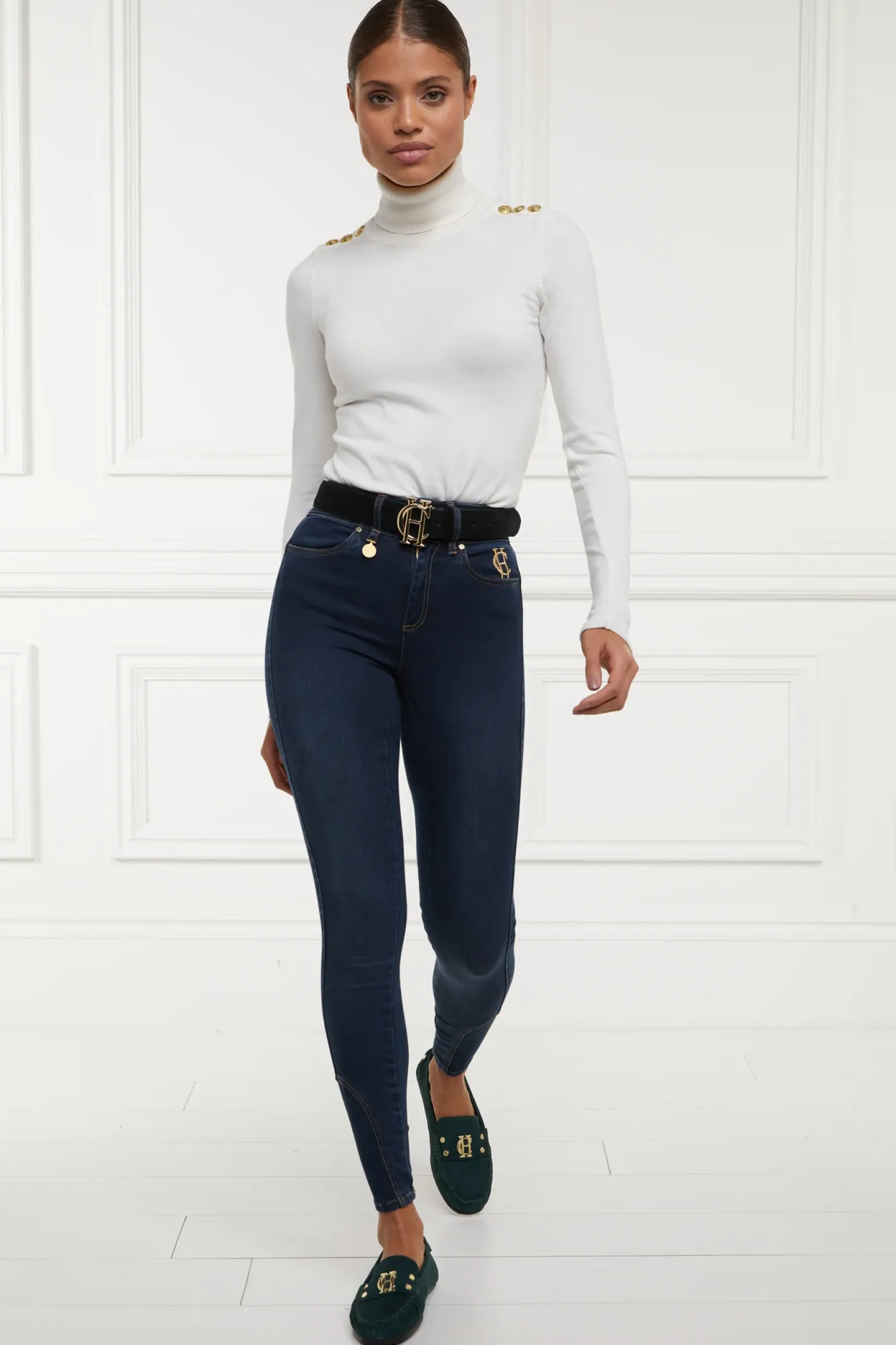 Holland Cooper Jeans|Seasonal Inspiration-Jodhpur Jean Deep Indigo