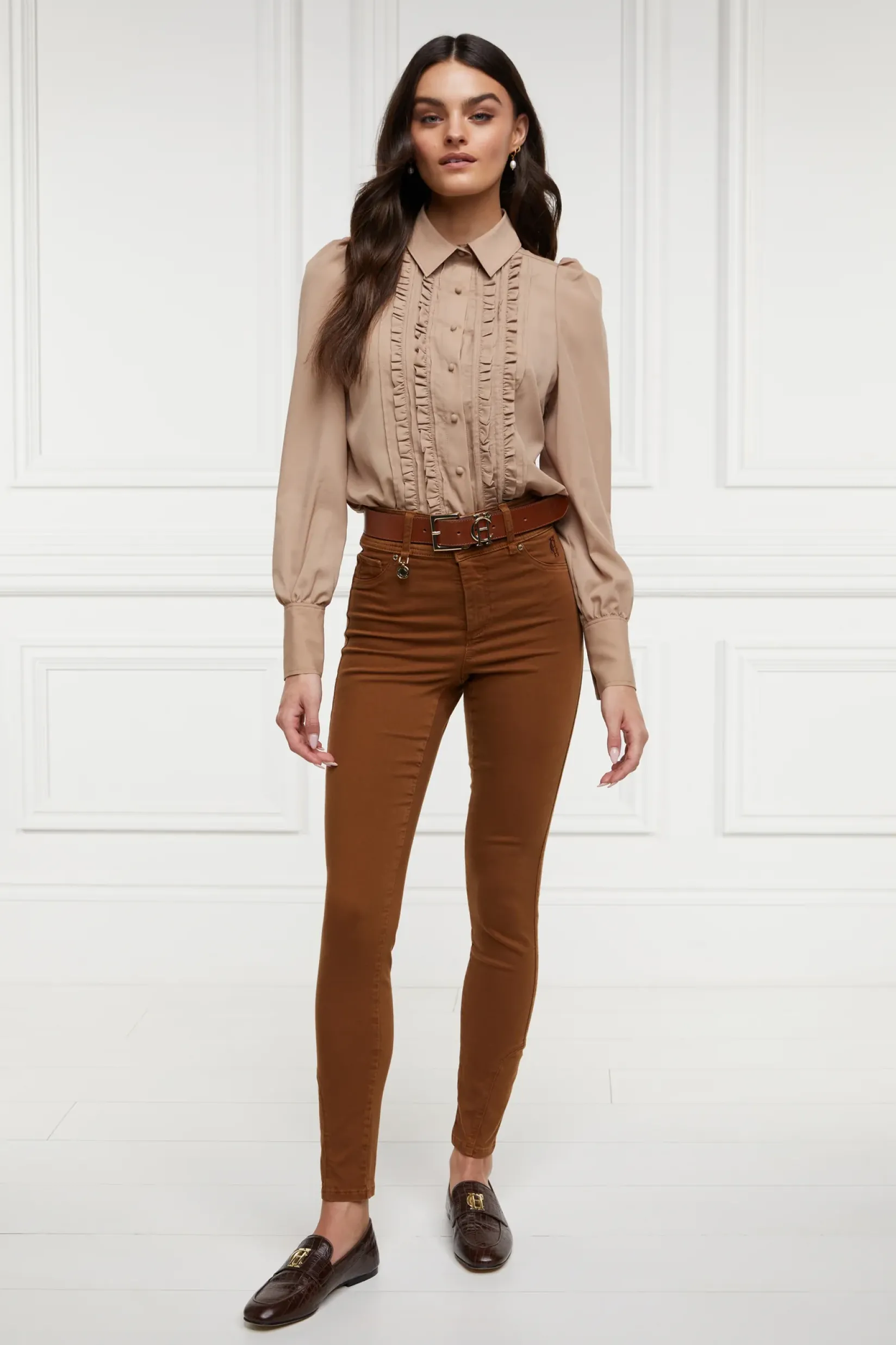 Holland Cooper Jeans|Seasonal Inspiration-Jodhpur Jean Dark Caramel