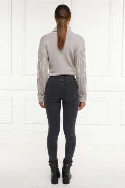Holland Cooper Jeans-Jodhpur Jean Washed Black