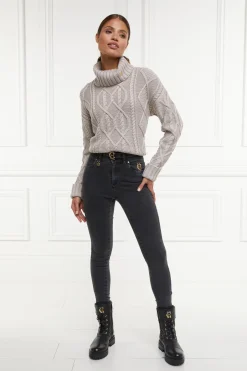 Holland Cooper Jeans-Jodhpur Jean Washed Black
