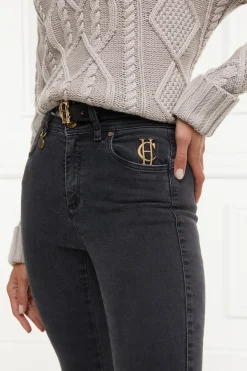 Holland Cooper Jeans-Jodhpur Jean Washed Black