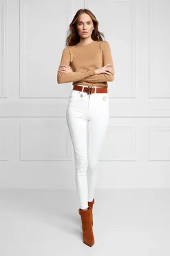 Holland Cooper Jeans|Seasonal Inspiration-Jodhpur Jean Optic White