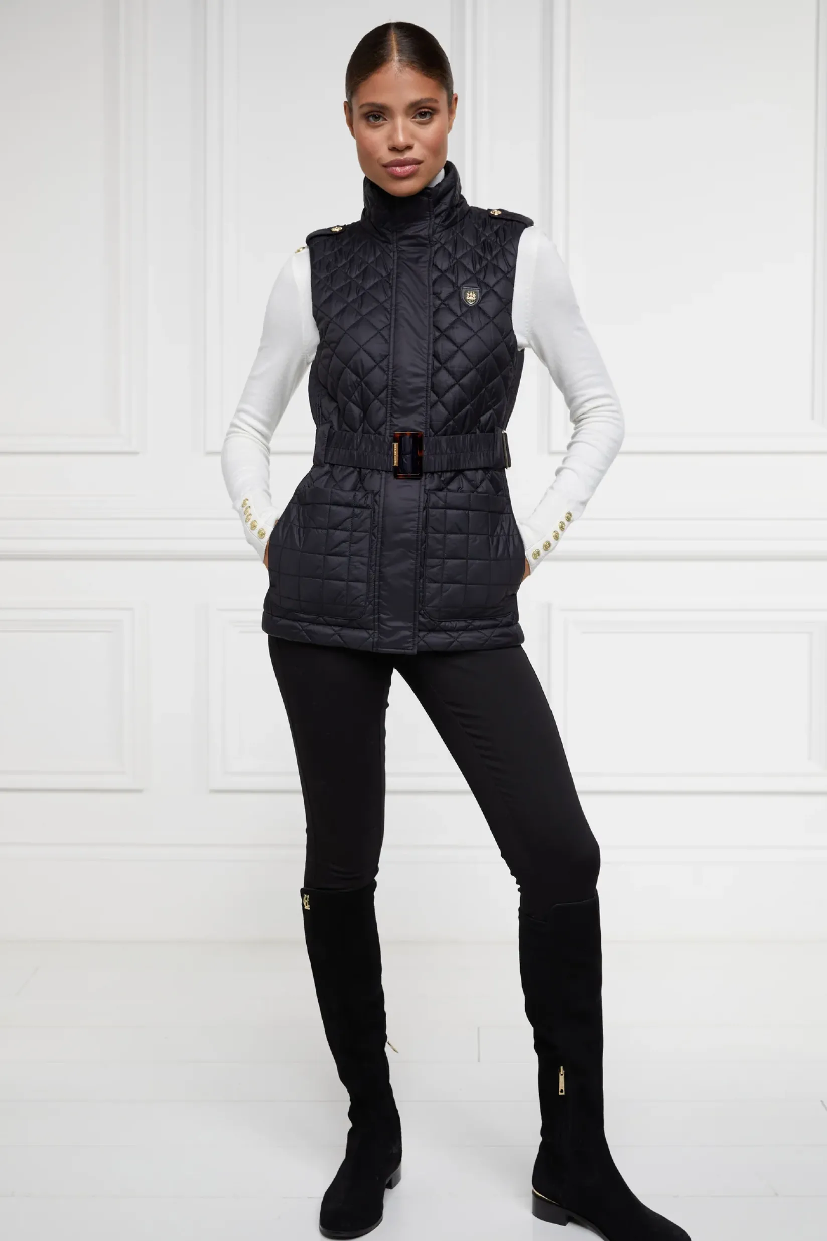 Holland Cooper Gilets|Shop By Product-Juliana Belted Gilet