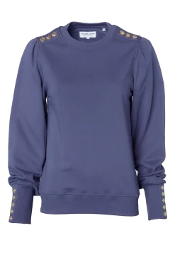 Holland Cooper Sweatshirts|Casualwear-Kelso Crew Yale Blue