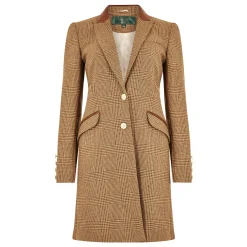 Holland Cooper In Stock Tailoring|Coats-Kempton Coat Tawny