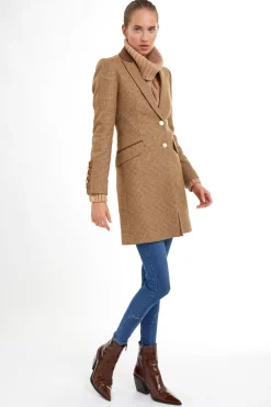 Holland Cooper In Stock Tailoring|Coats-Kempton Coat Tawny