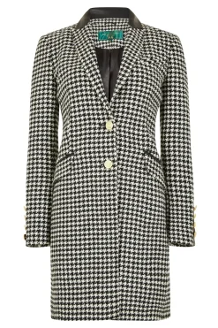 Holland Cooper Coats-Kempton Coat Houndstooth