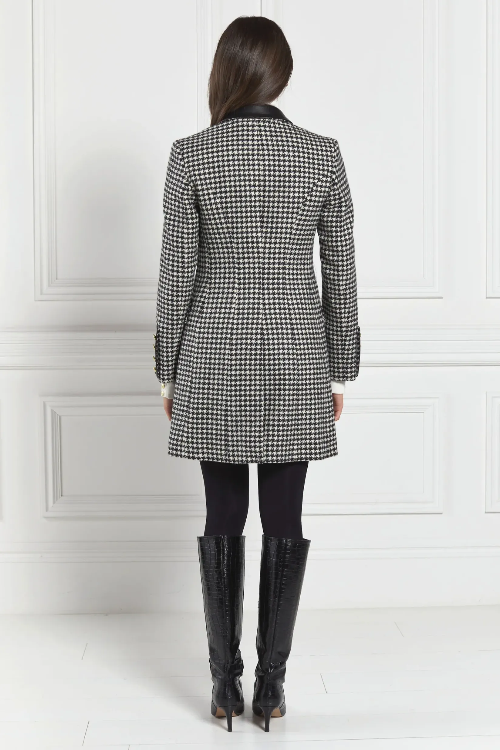 Holland Cooper Coats-Kempton Coat Houndstooth
