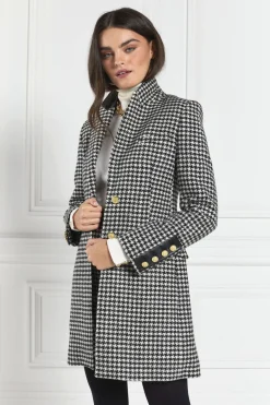 Holland Cooper Coats-Kempton Coat Houndstooth