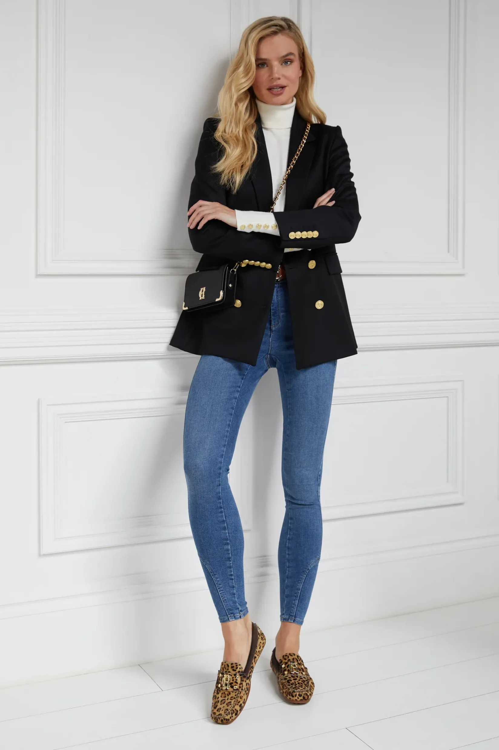 Holland Cooper Crossbody Bags|Bags-Kensington Crossbody Bag Black