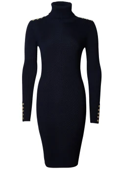 Holland Cooper Dresses|Knitwear-Kensington Jumper Dress Ink Navy
