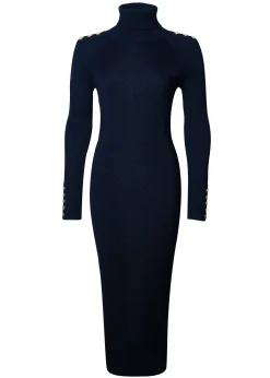 Holland Cooper Gifts For Her|Dresses-Kensington Midi Jumper Dress Ink Navy