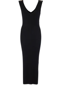 Holland Cooper Dresses|Knitwear-Kensington Sleeveless Dress Black