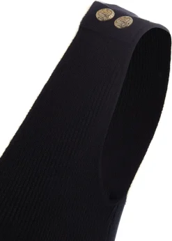 Holland Cooper Dresses|Knitwear-Kensington Sleeveless Dress Black