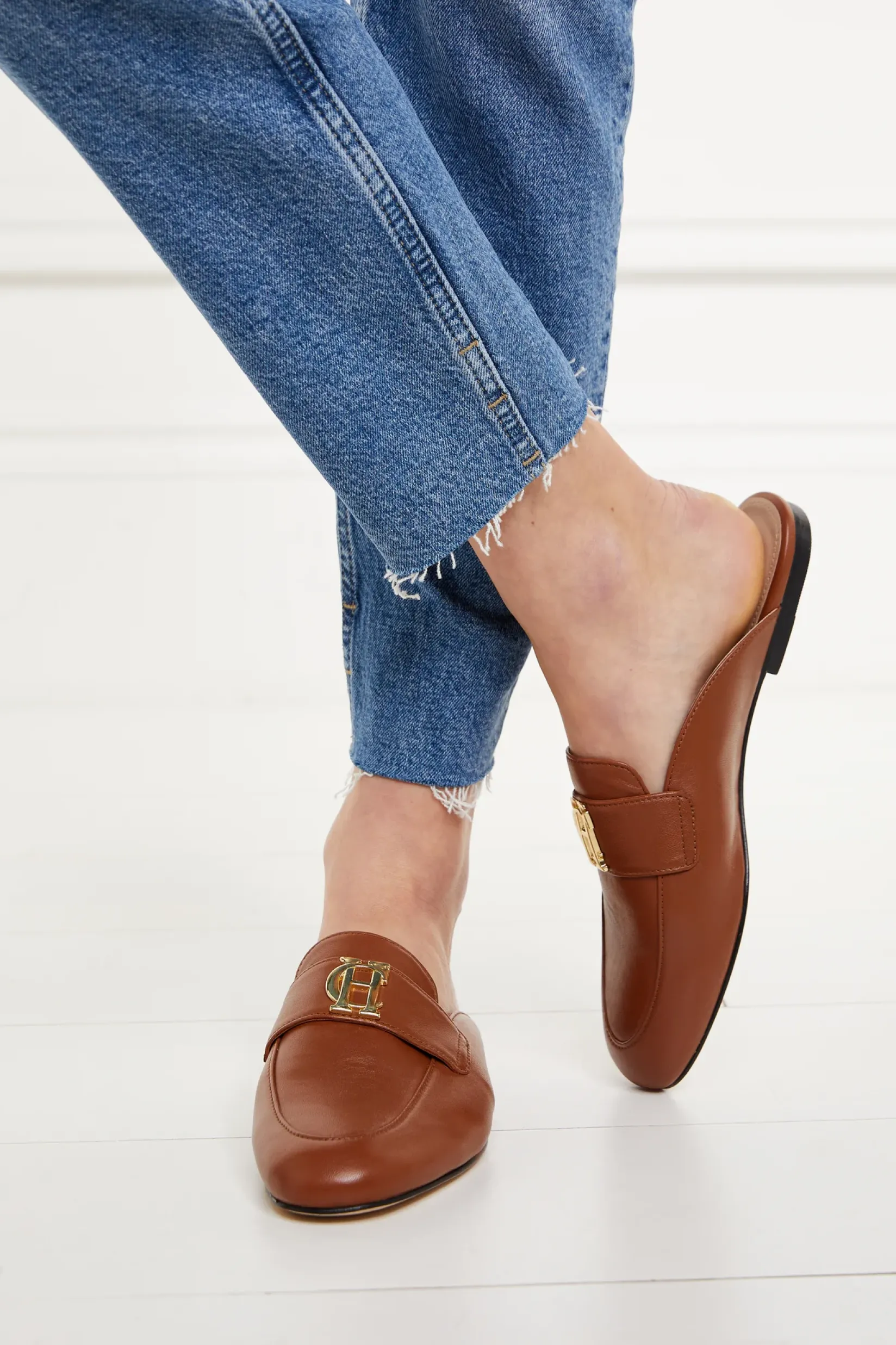 Holland Cooper Loafers|Footwear-Kingston Loafer Tan Leather