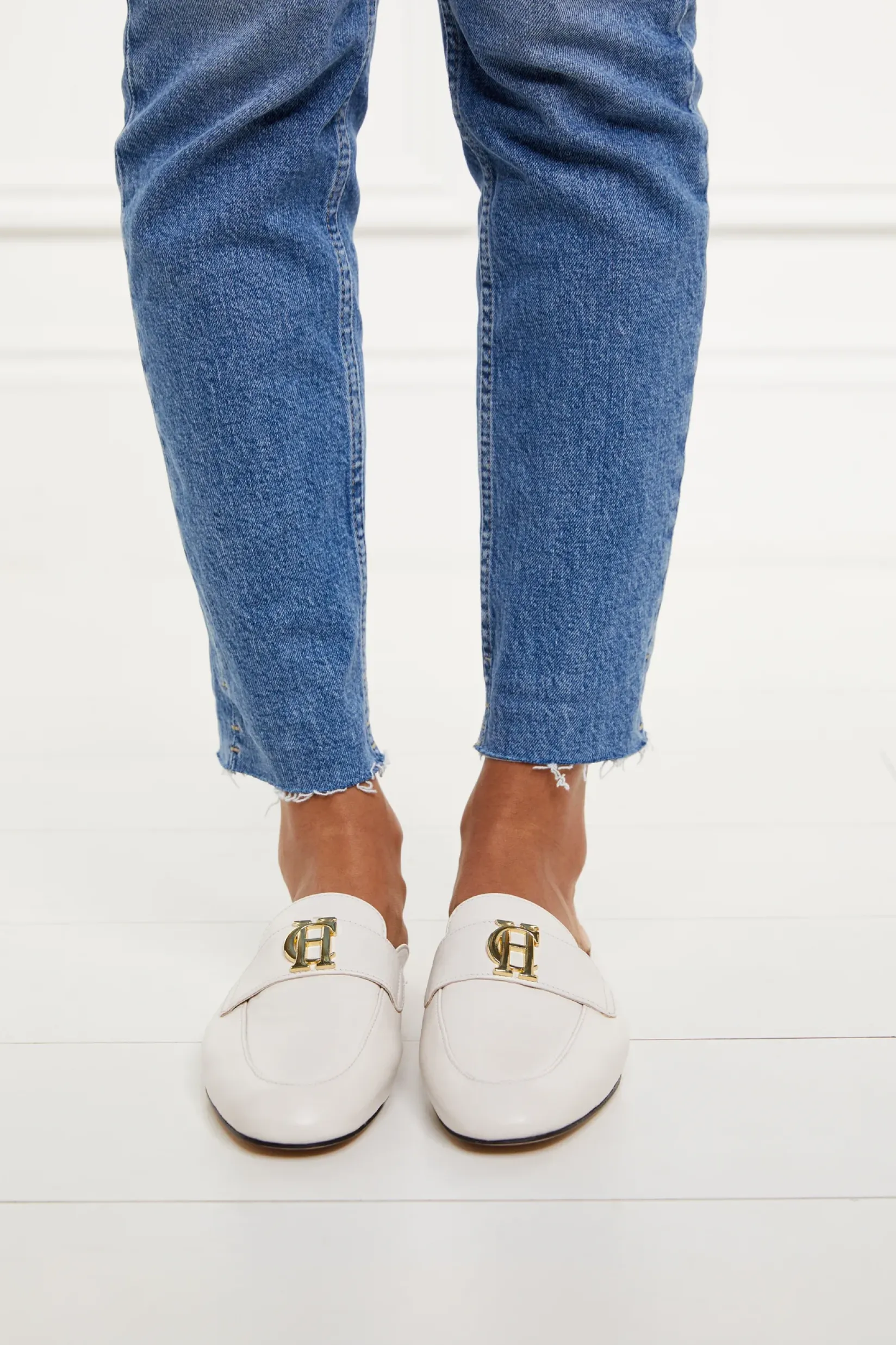 Holland Cooper Loafers|Footwear-Kingston Loafer Off White