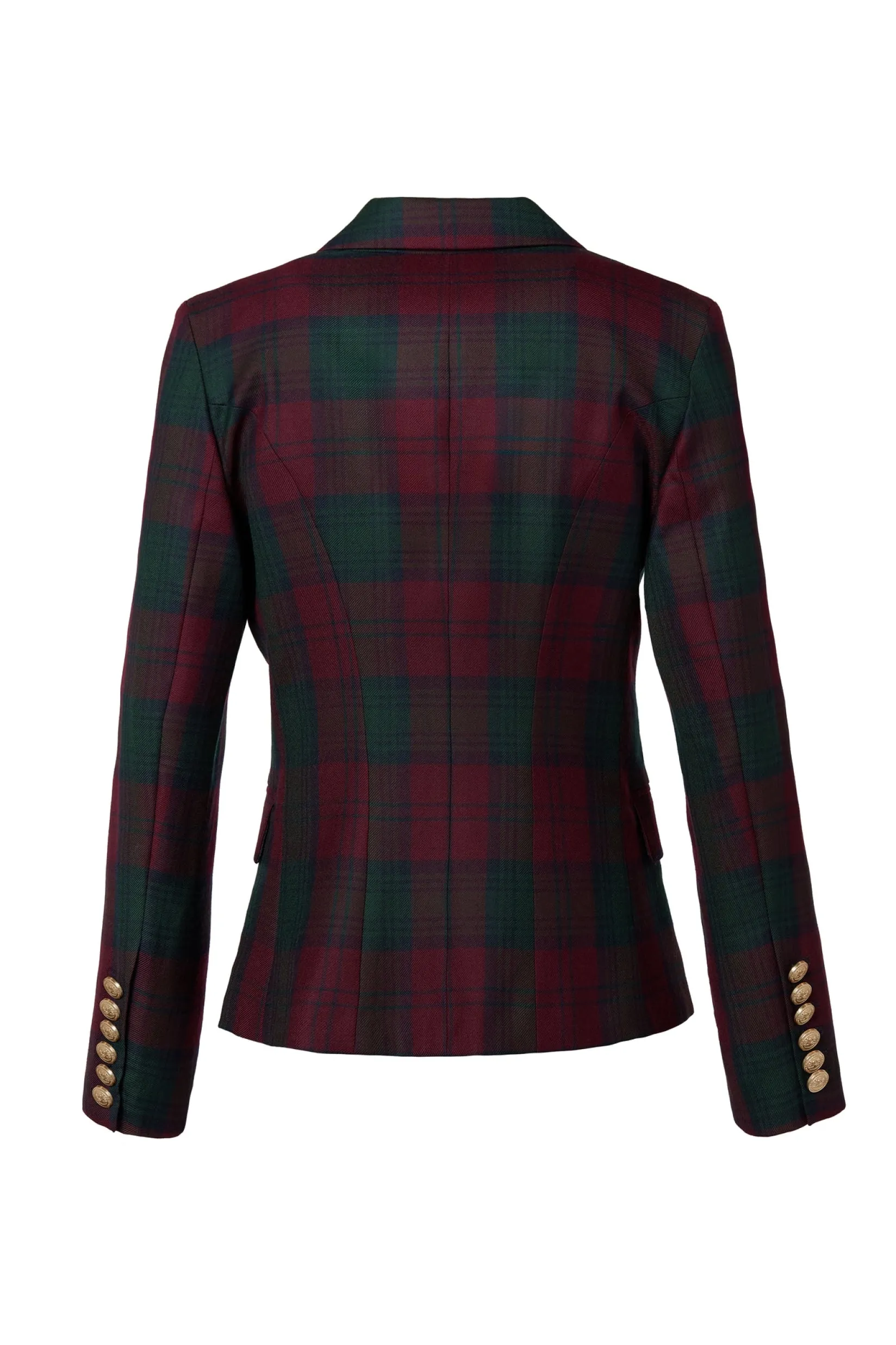 Holland Cooper Jackets|In Stock Tailoring-Knightsbridge Blazer Mulberry Tartan