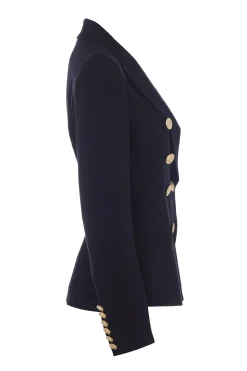Holland Cooper Jackets|Blazers-Knightsbridge Blazer Black Linen