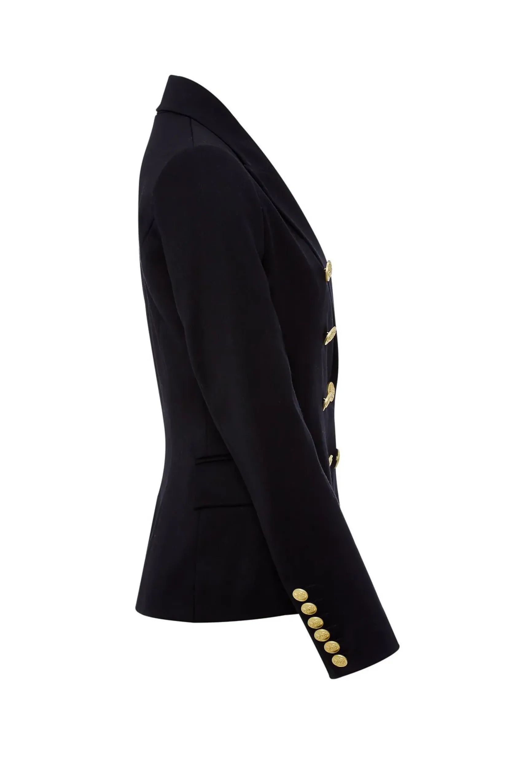 Holland Cooper Blazers|Jackets-Knightsbridge Blazer Black Barathea