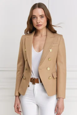 Holland Cooper Blazers|In Stock Tailoring-Knightsbridge Blazer Camel